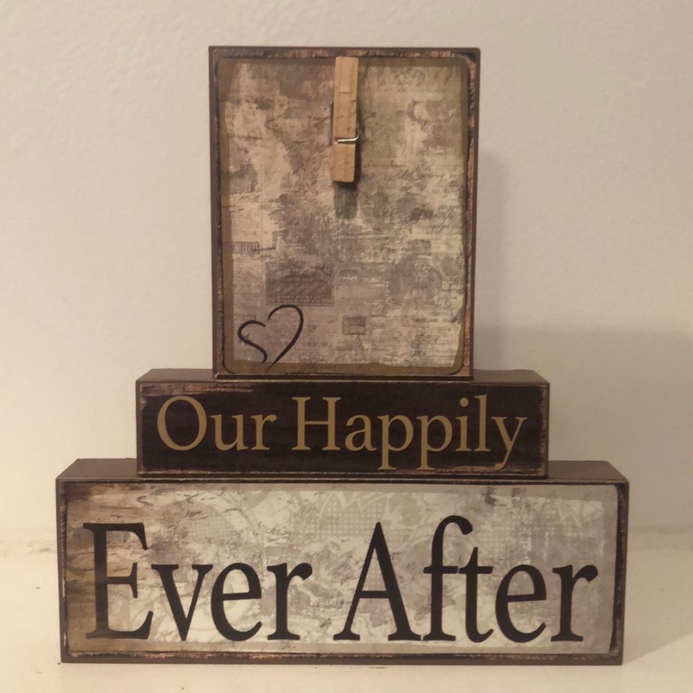 Our Happily Ever After photo holder